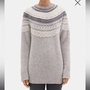 Like New Fair Isle Sweater in Wool-Blend